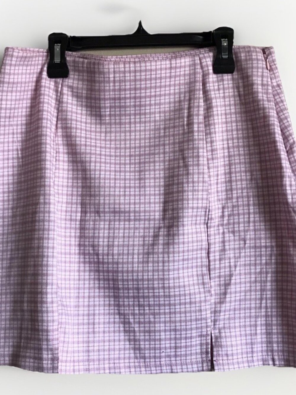 Hesperus Mini Barbie Pink Plaid Mini Skirt L Womens
